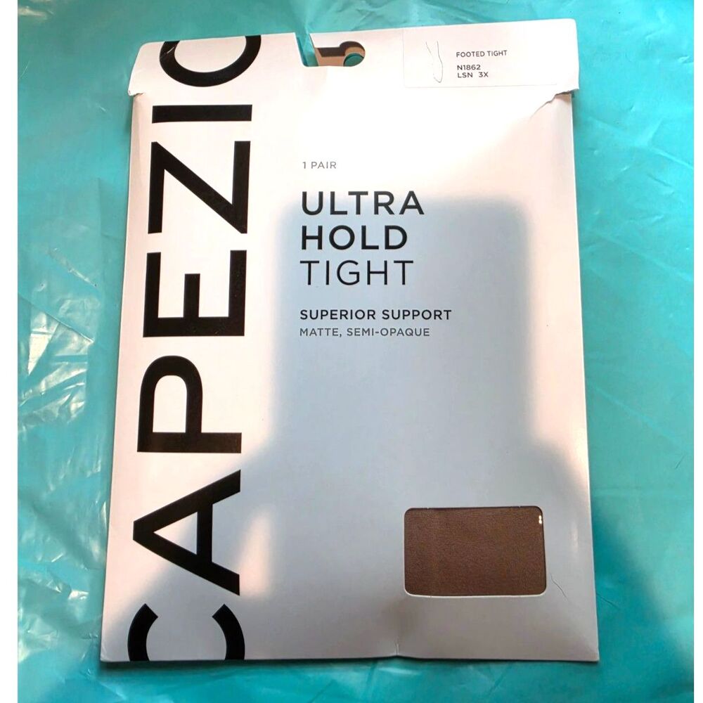 Capezio Tights Ultra Hold Footed Tights in Light Suntan size 3X